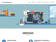 Tablet Screenshot of interdesk.ws